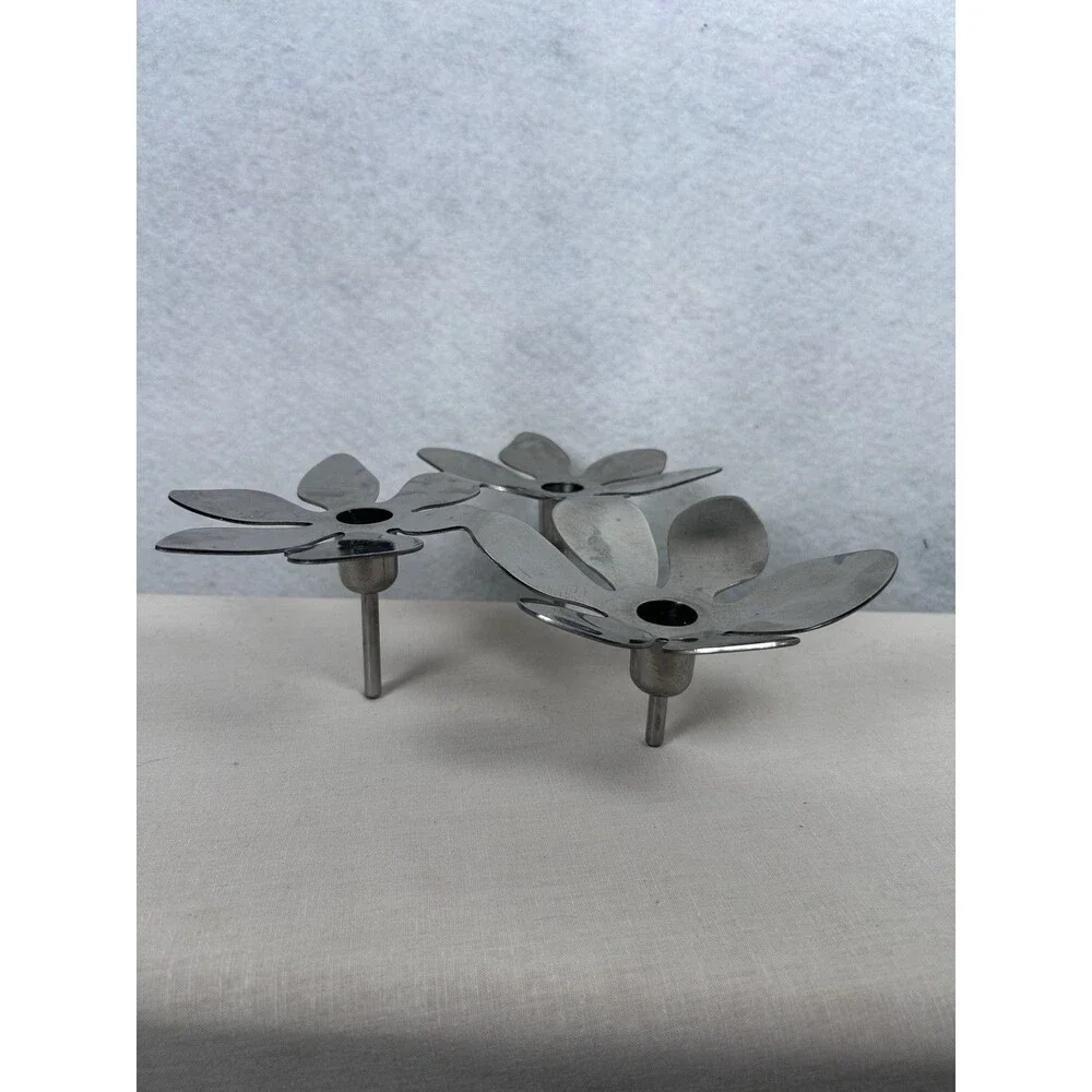 Stockholm flower metal candle holder Ikea designer by Monika Mulder